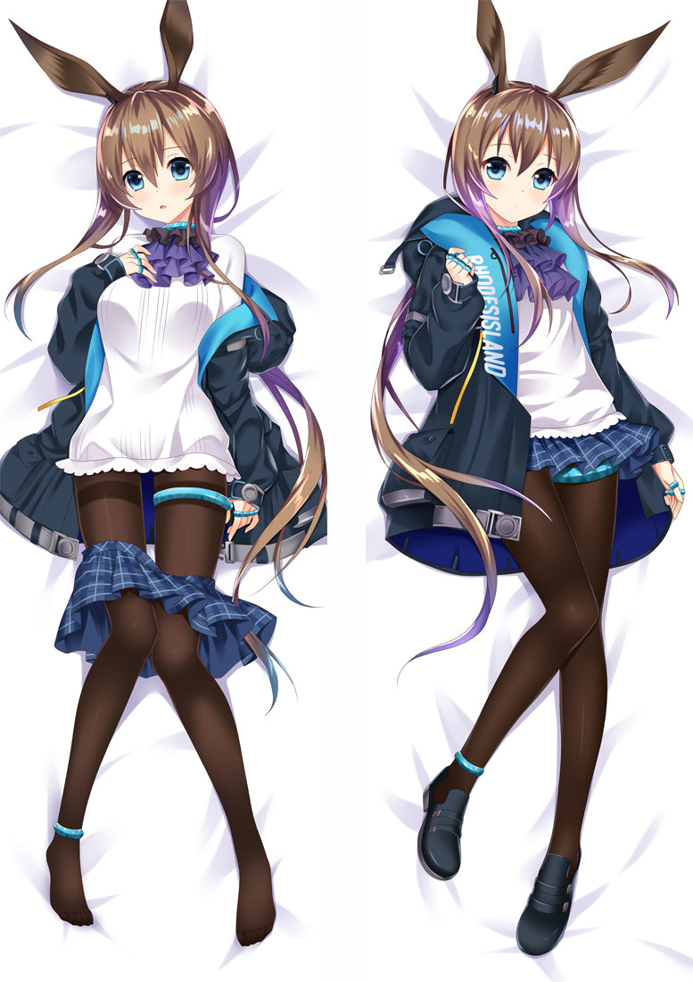 Arknights AMIYA Anime Dakimakura Pillow Cover image 0