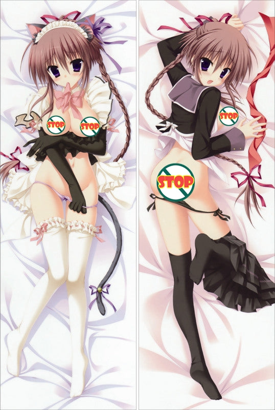 White Graduation Aya Kozakai Anime Dakimakura Japanese Pillow Cover image 0