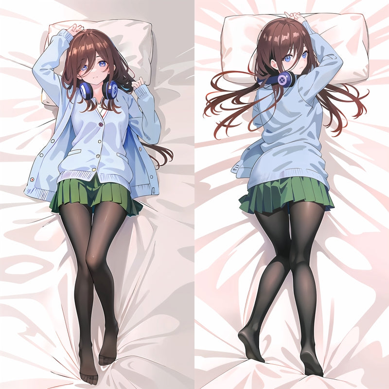 The Quintessential Quintuplets Miku Nakano Anime Dakimakura Body Pillow Cover image 0