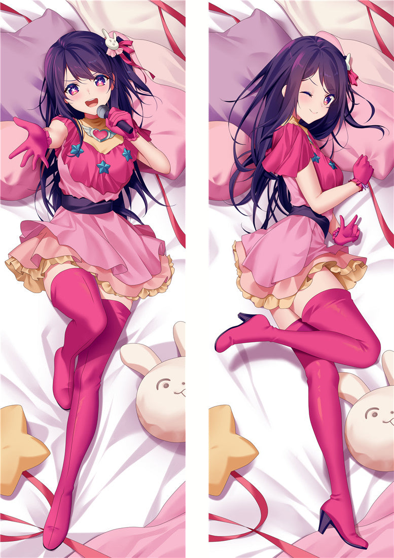 Oshi no Ko Hoshino Ai Anime Dakimakura Girl Body Pillow Cover image 0