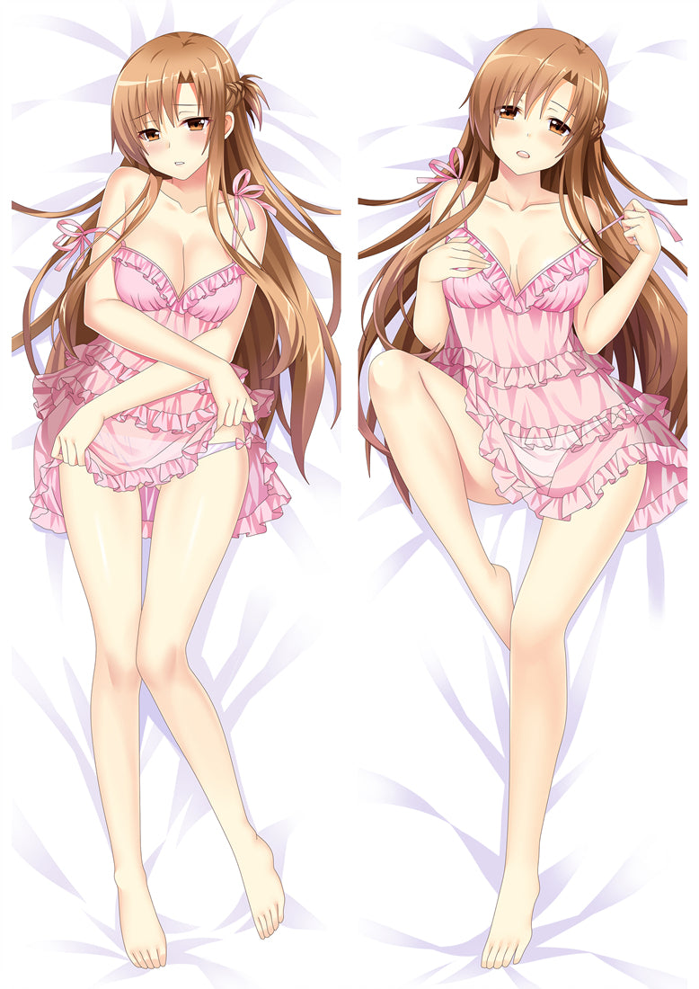 Sword Art Online Asuna Yuuki Anime Dakimakura Pillow Cover Mgf-86118 image 0