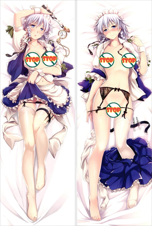 TouHou Project Izayoi Sakuya Anime Dakimakura Waifu Pillow Case image 0