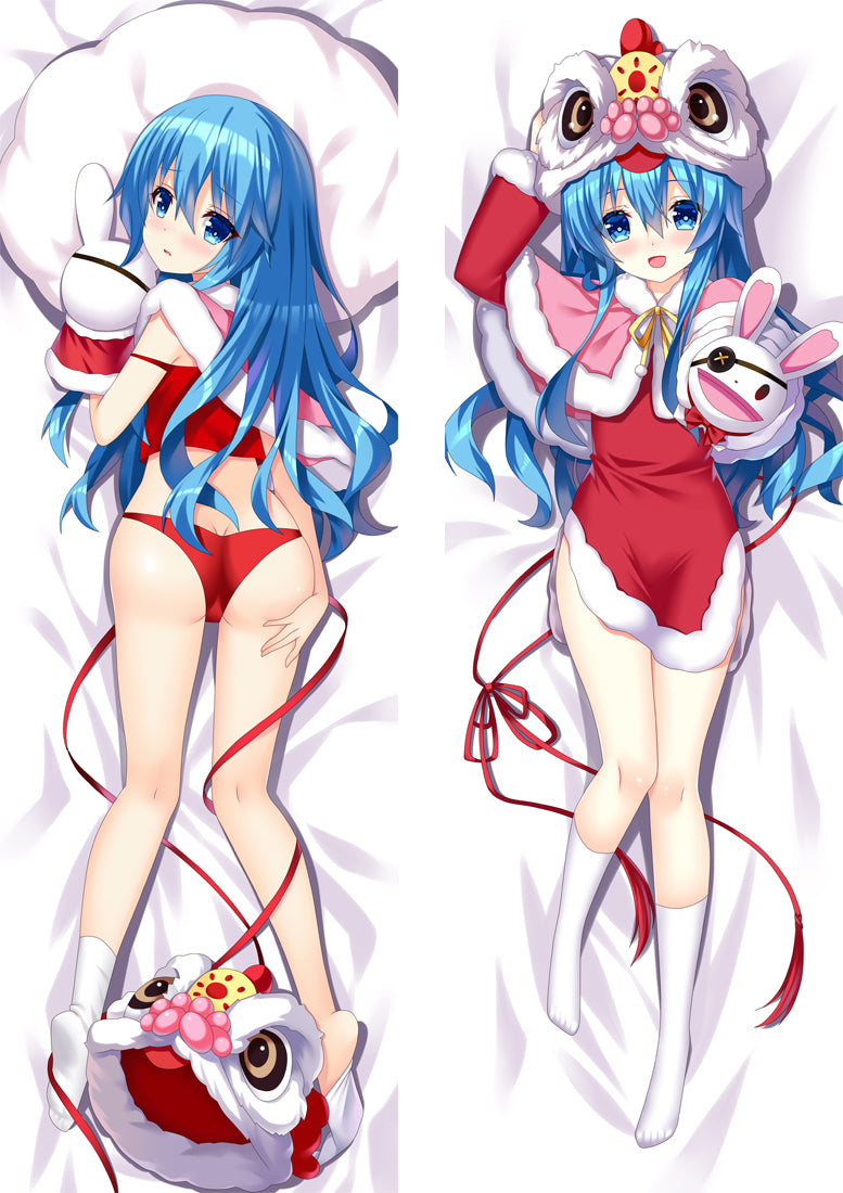 Date A Live Himekawa Yoshino Anime Dakimakura Hugging Pillow Cover image 0