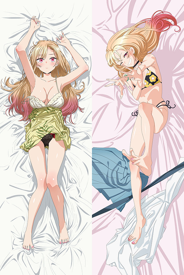 My Dress-Up Darling Kitagawa Marin Anime Dakimakura Girl Body Pillow Cover image 0