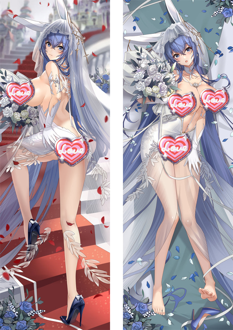 USS NEW JERSEY Azur Lane Dakimakura Body Pillow Cover image 0