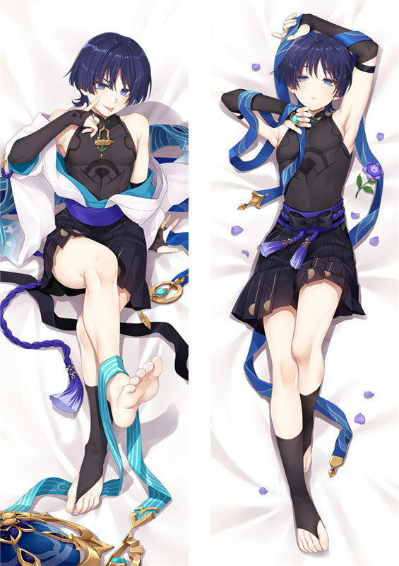 Genshin Impact Scaramouche Dakimakura Body Pillow Covers image 0