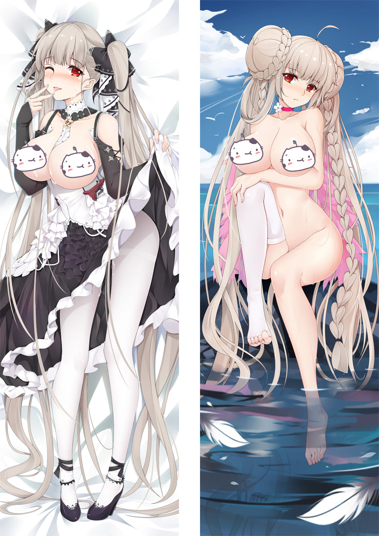 Azur Lane Dreadnought Anime Dakimakura Pillow Cover image 0