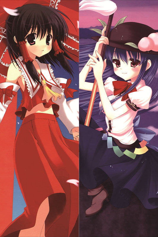 TouHou Project Reimu Hakurei Anime Dakimakura Body Pillow Cover image 0
