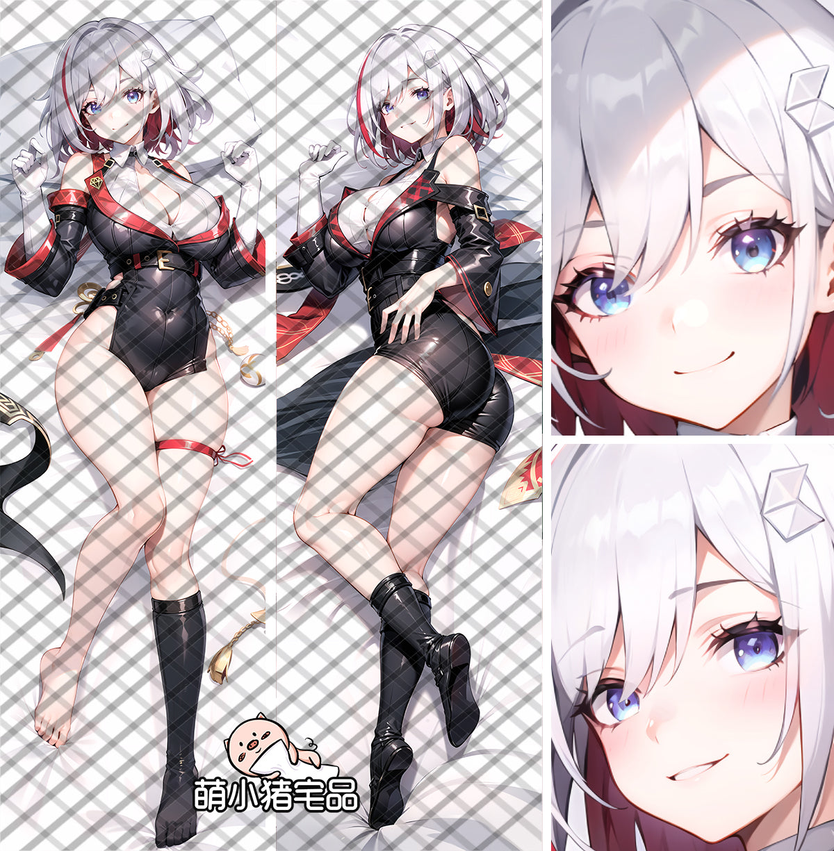 Honkai: Star Rail Qingque Anime Dakimakura Pillow Cover image 0