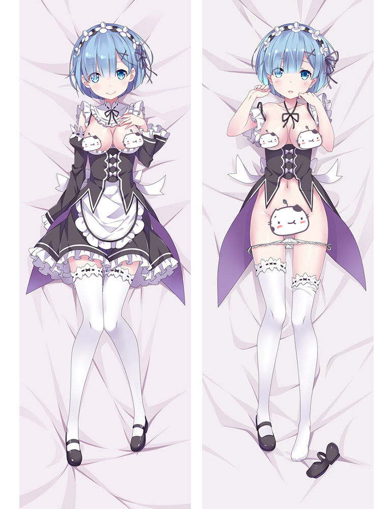 Re:Zero Rem Anime Dakimakura Pillow Cover image 0
