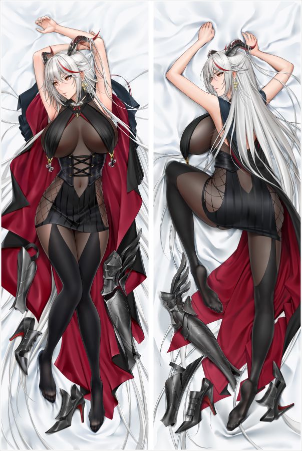 Azur Lane KMS Agir Anime Dakimakura Girl Body Pillow Cover image 0