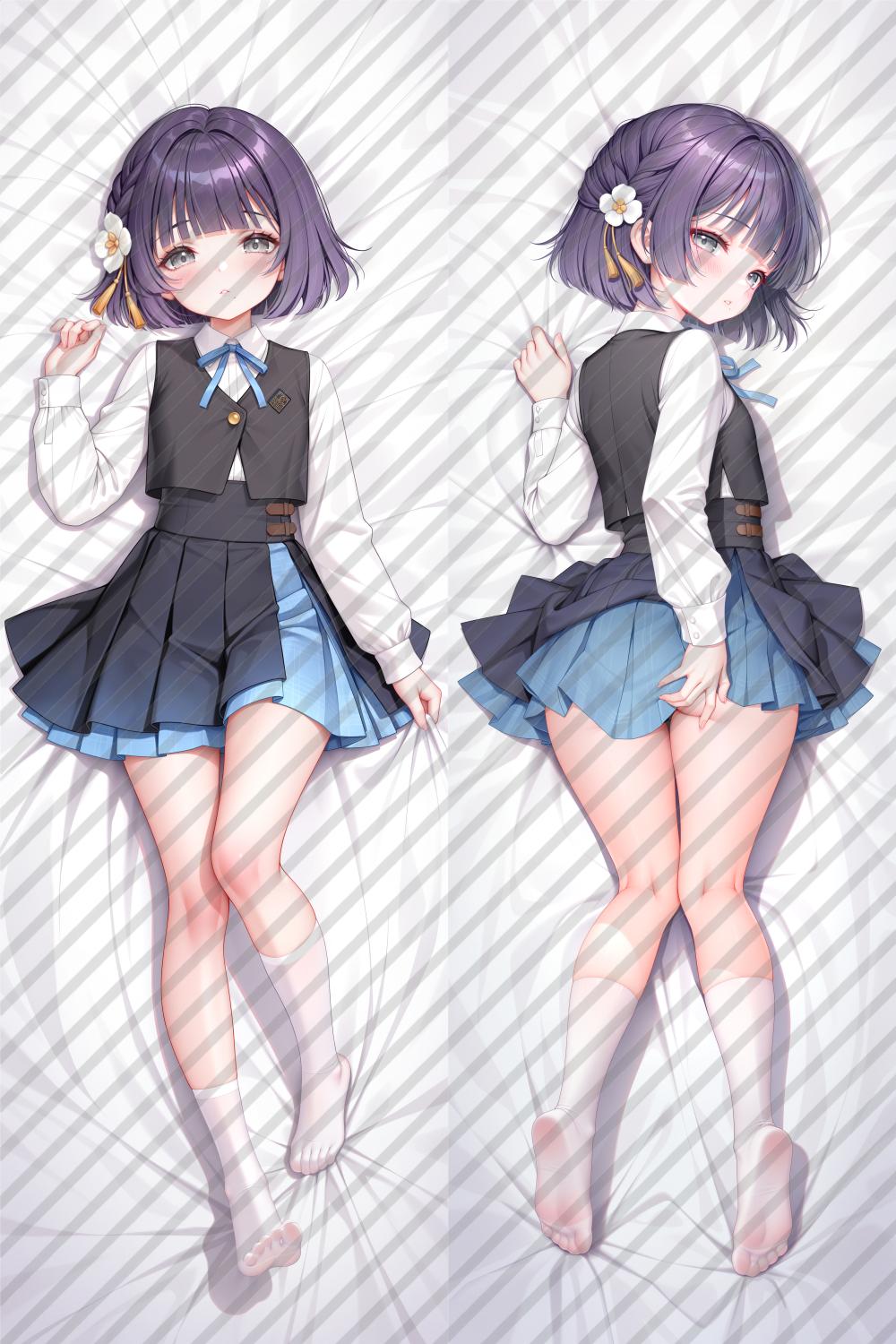 Gakuen Idolmaster Misuzu Hataya Anime Dakimakura Body Pillow Cover image 0