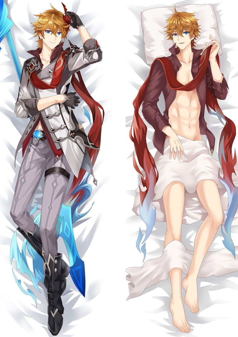 Tartaglia Dakimakura Body Pillow Cover - Genshin Impact image 0