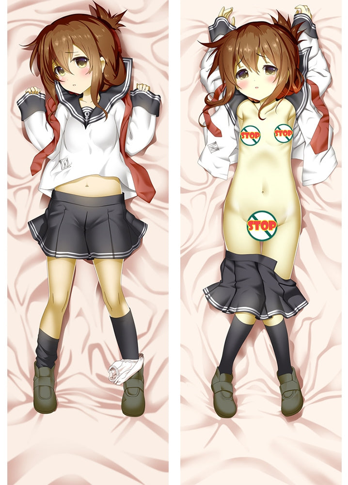 Kantai Collection Inazuma Anime Dakimakura Pillow Cover image 0