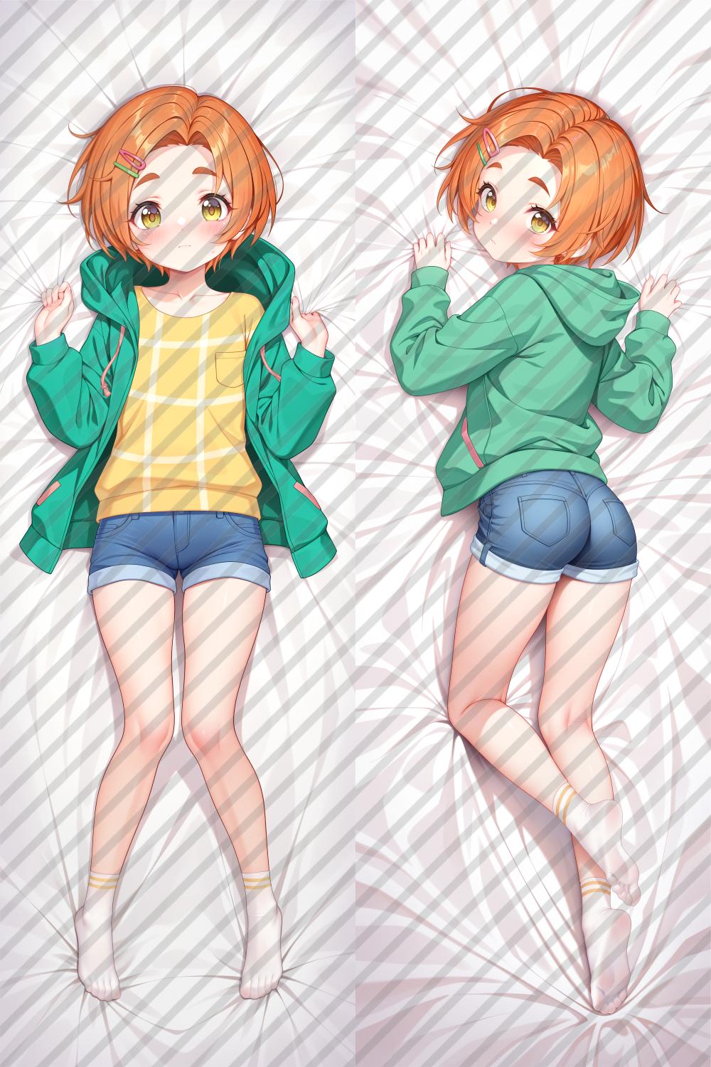 The Idolmaster Cinderella Girls Ryuzaki Kaoru Anime Dakimakura Body Pillow Cover image 0