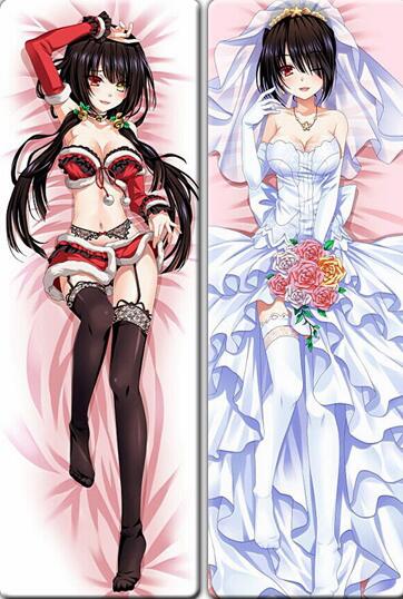 Date A Live Kurumi Tokisaki Anime Dakimakura Body Pillow Cover image 0
