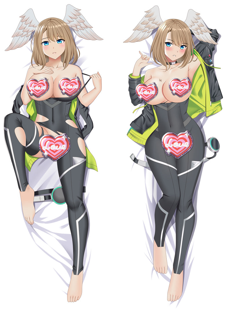 Eunie Xenoblade Chronicles 3rd with Double Sides Zipper to make love Anime Dakimakura Pillow Case image 0