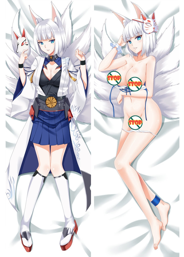 New Game Azur Lane Kaga Dakimakura Hugging Body PillowCase Otaku Cushion Cover image 0