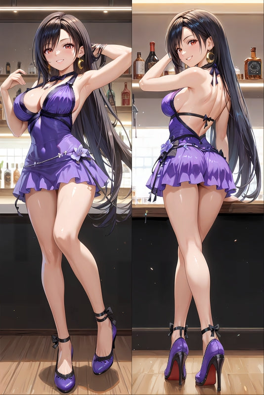 Final Fantasy Tifa Lockhart Anime Dakimakura Body Pillow Cover image 0