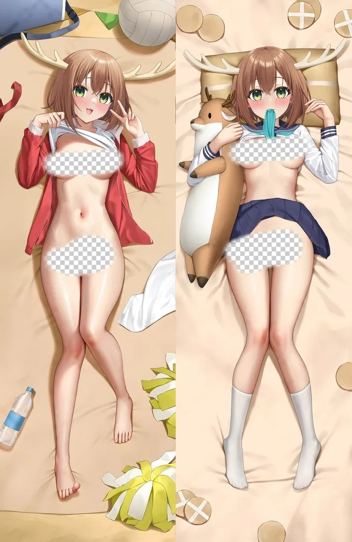 My Deer Friend Nokotan Anime Dakimakura Body Pillow Cover image 0
