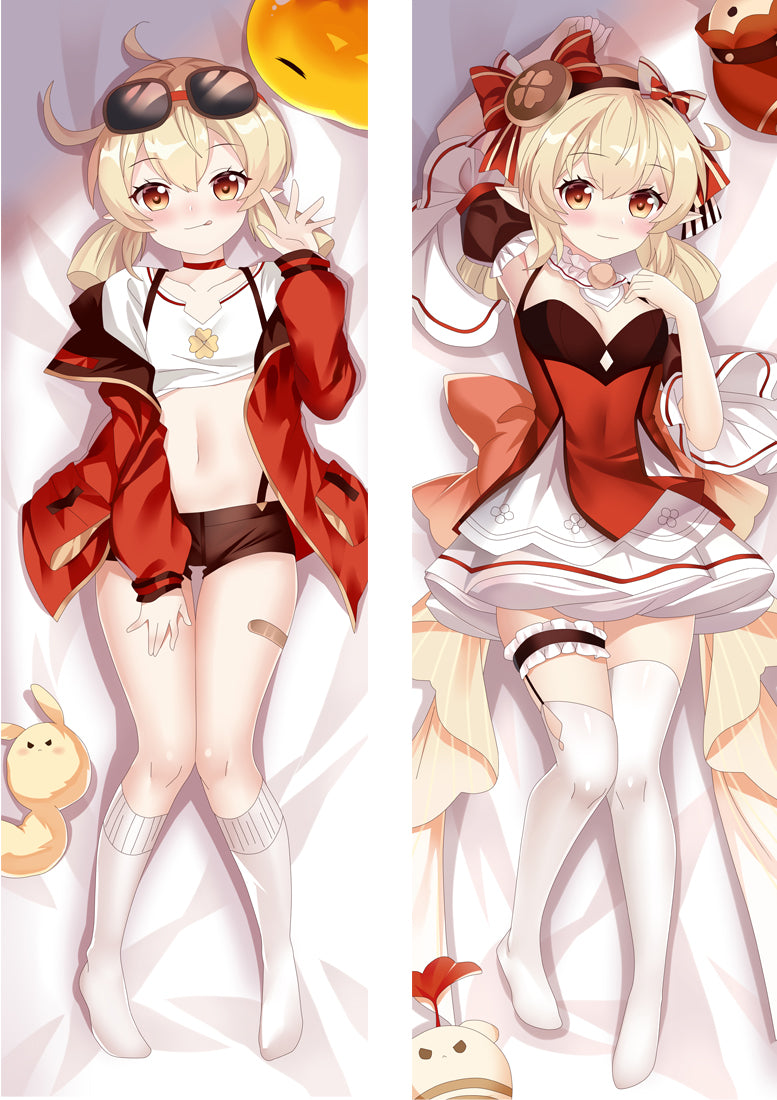 Genshin Impact Klee Anime Dakimakura Body Pillow Cover image 0
