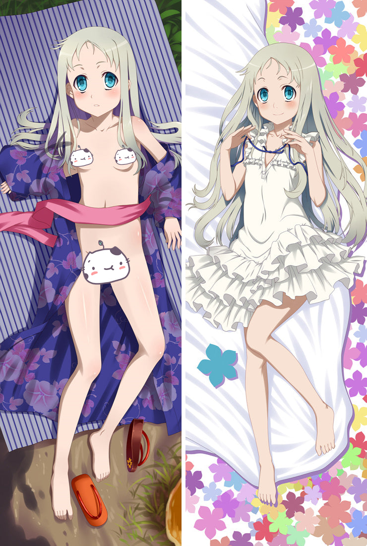Anohana The Flower We Saw That Day Meiko Honma Menma Anime Dakimakura Pillow Cover image 0