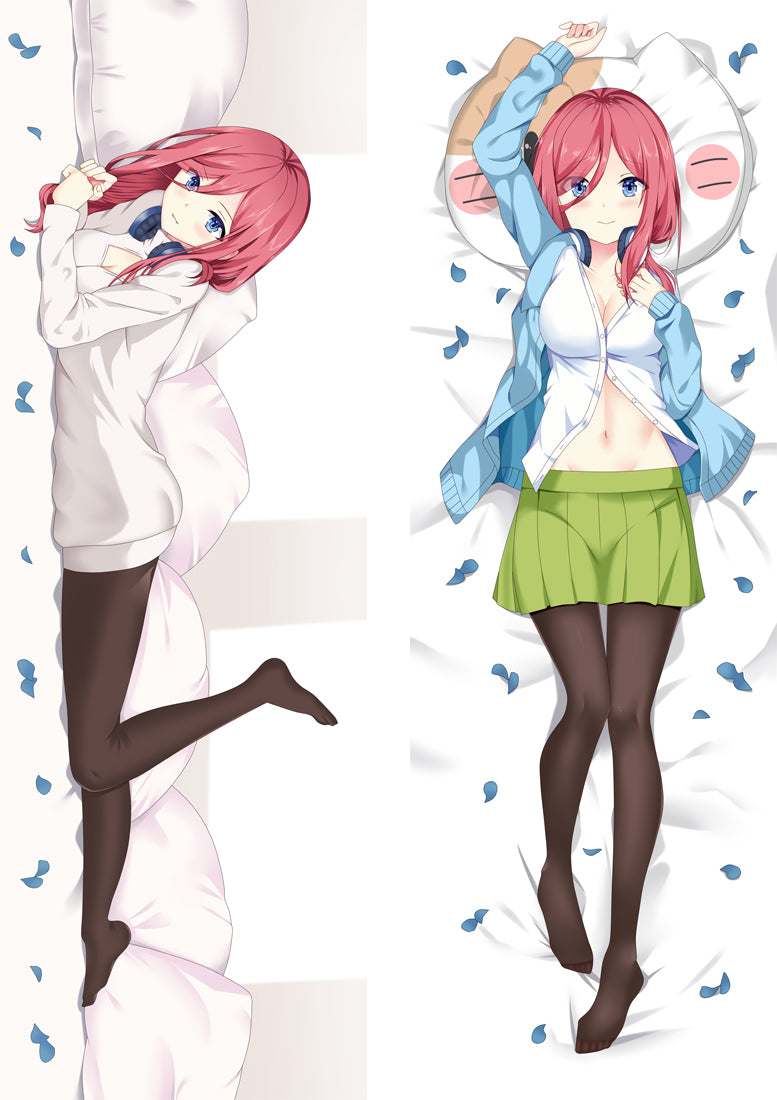 The Quintessential Quintuplets Nakano Miku Anime Dakimakura Pillow Cover image 0