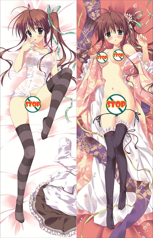 Akaneiro ni Somaru Saka Minato Nagase with Double Sides Zipper to make love Anime Dakimakura Pillow Case image 0
