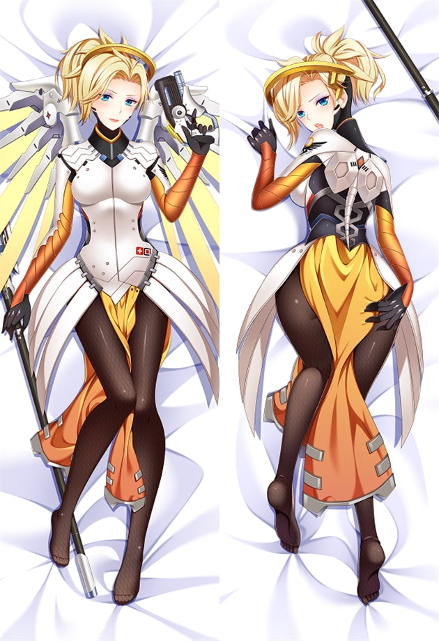 Overwatch Lucie Pohl Anime Dakimakura Pillow Case image 0