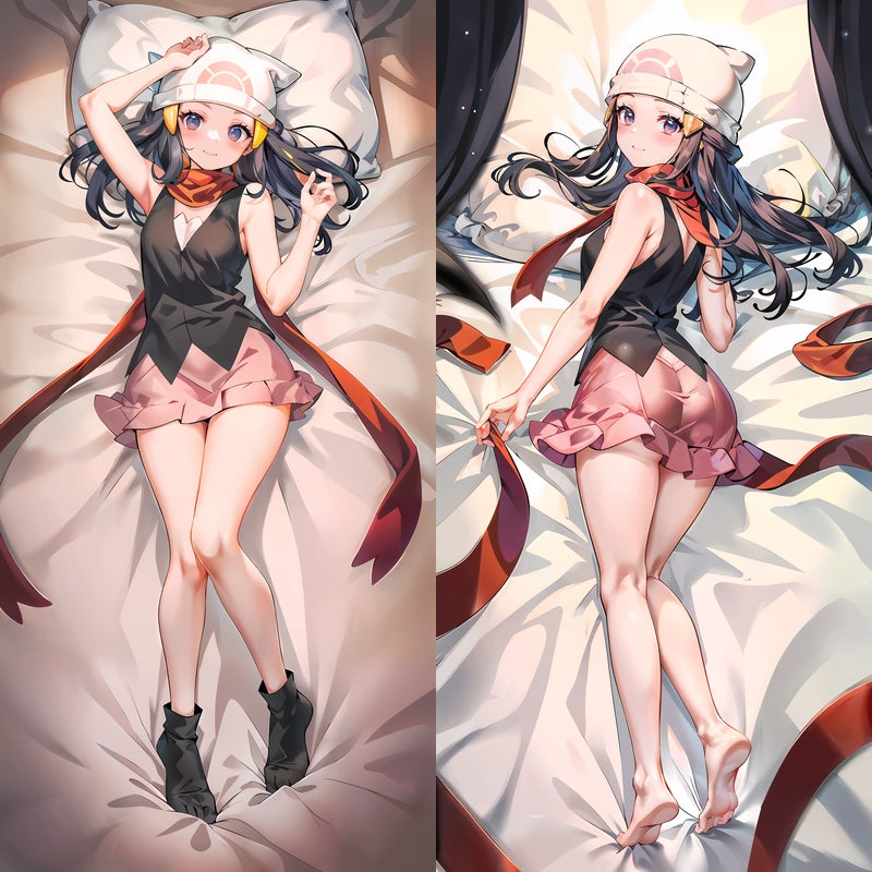 Pokémon Dawn Anime Dakimakura Body Pillow Cover image 0