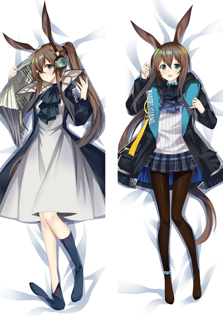 Arknights AMIYA Anime Dakimakura Pillow Cover image 0
