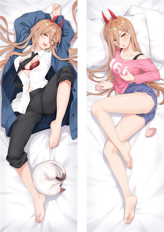 Power Chainsaw Man Anime Dakimakura Body Pillow Cover image 0