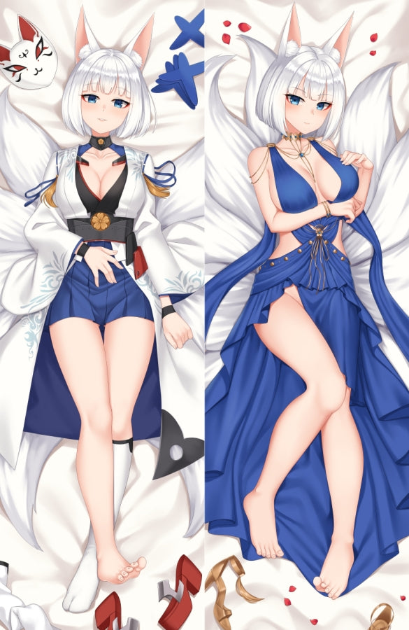Azur Lane Kaga Anime Dakimakura Body Pillow Cover image 0