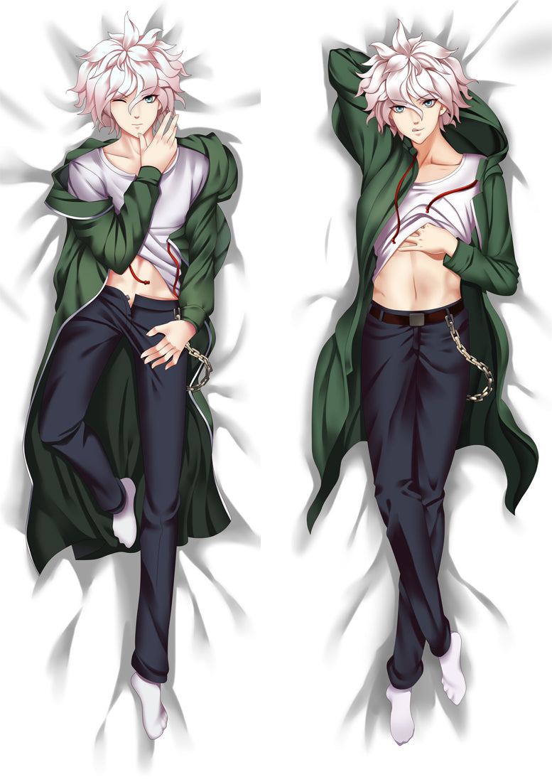 Danganronpa: Trigger Happy Havoc Nagito Komaeda Anime Dakimakura Body Pillow Cover image 0