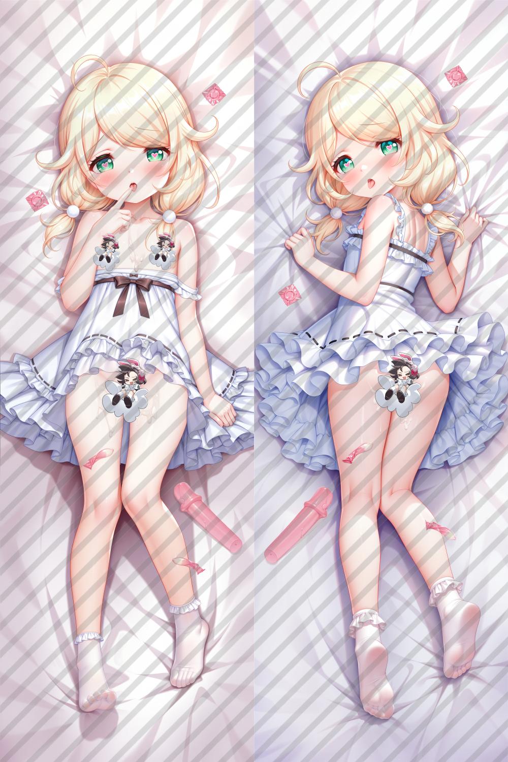 The Idolmaster Cinderella Girls Kozue Yusa with Double Sides Zipper to make love Anime Dakimakura Pillow Case image 0
