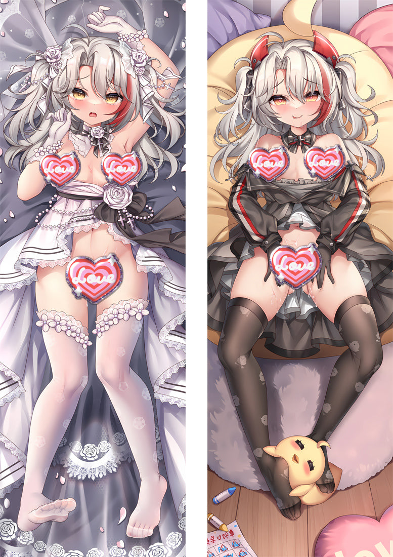 Little Prinz Eugen Azur Lane Apart Legs With a Hole Sex Body Pillow Case image 0