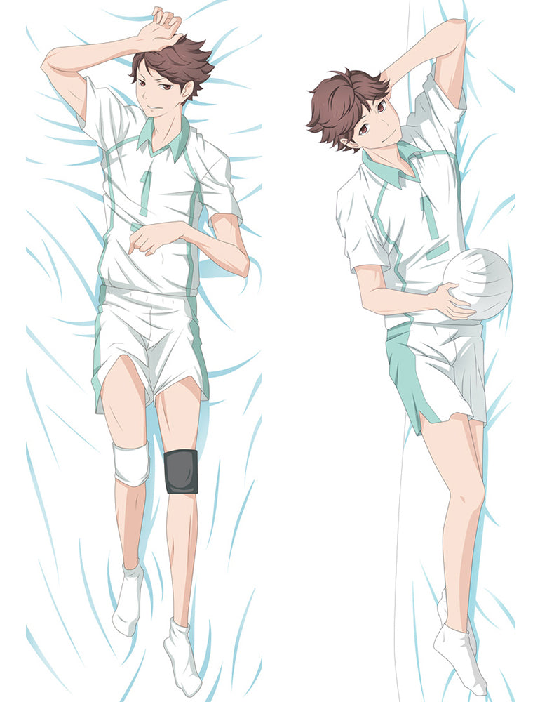 Haikyu!! Aoba Johsai High Tooru Oikawa Anime Dakimakura Pillow Cover image 0