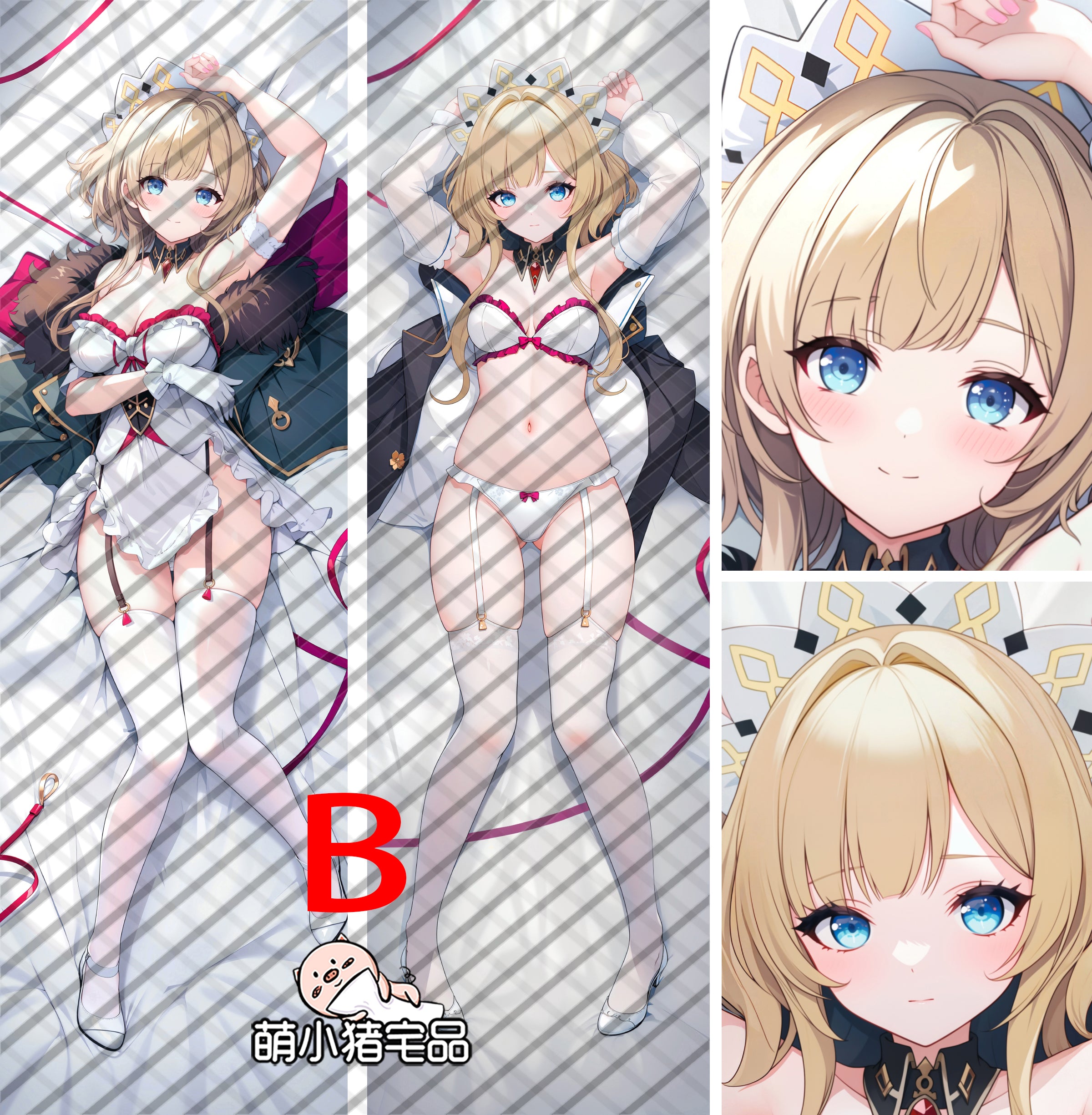 Genshin Impact Sandrone Anime Dakimakura Pillow Cover image 0