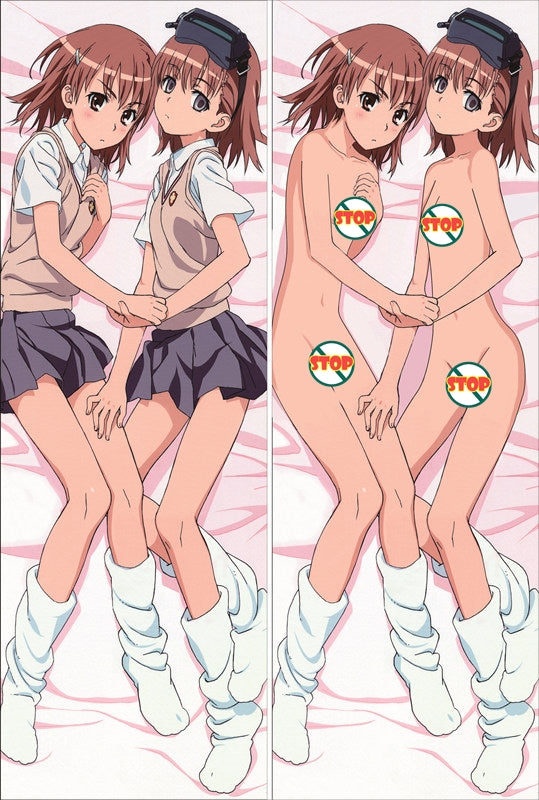 A Certain Scientific Railgun Mikoto Misaka Anime Dakimakura Body Pillow Cover image 0
