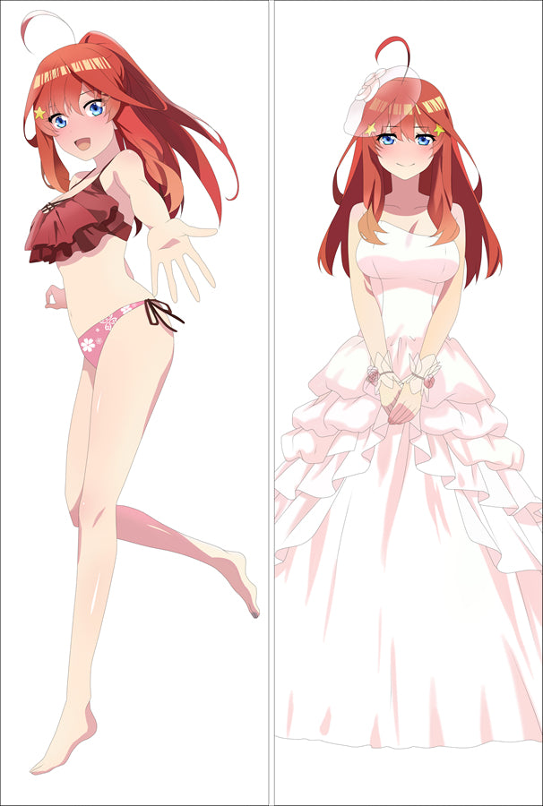 The Quintessential Quintuplets Nakano Itsuki Anime Dakimakura Sexy Body Pillow Cover image 0