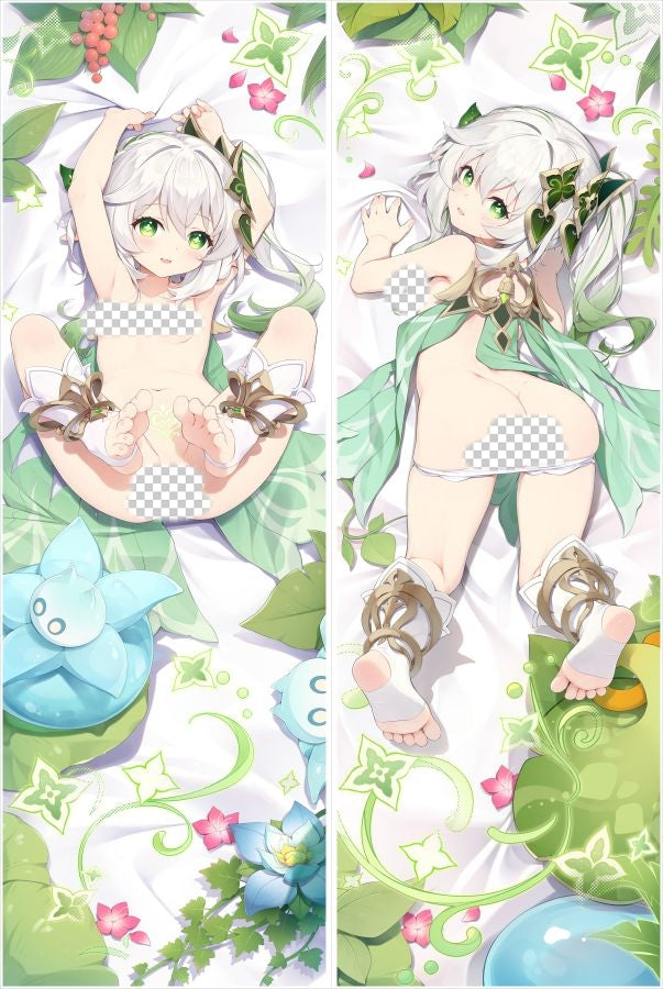 Genshin Impact Nahida Anime Dakimakura Sexy Body Pillow Cover image 0