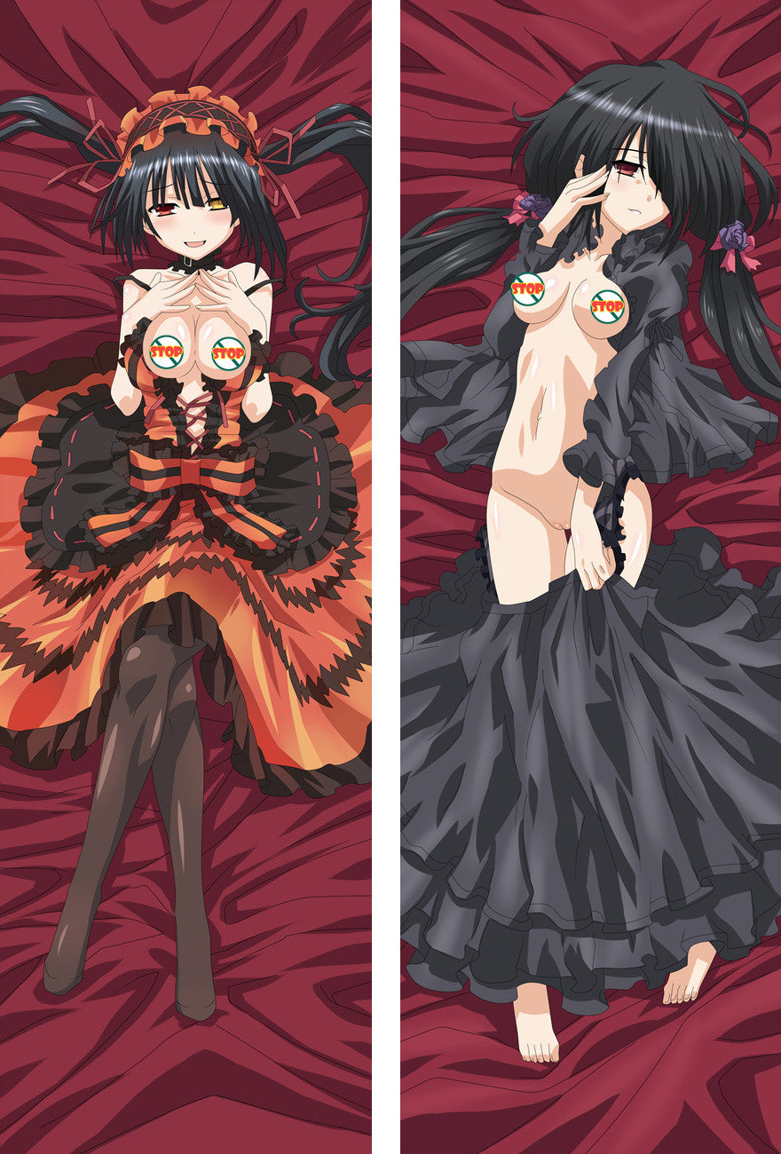Date A Live Kurumi Tokisaki Anime Dakimakura Pillow Case image 0