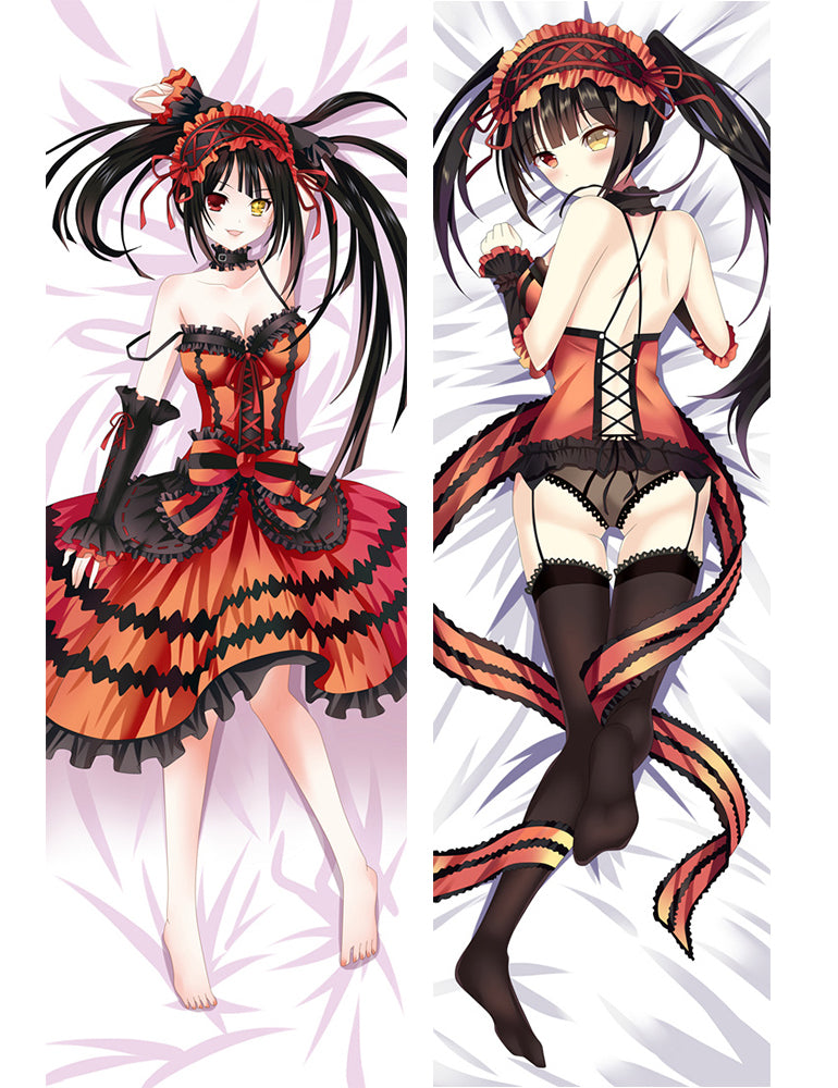 Date A Live Kurumi Tokisaki Anime Dakimakura Pillow Cover image 0