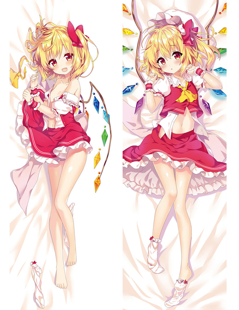 Touhou Project Flandre Scarlet Anime Dakimakura Pillow Cover image 0