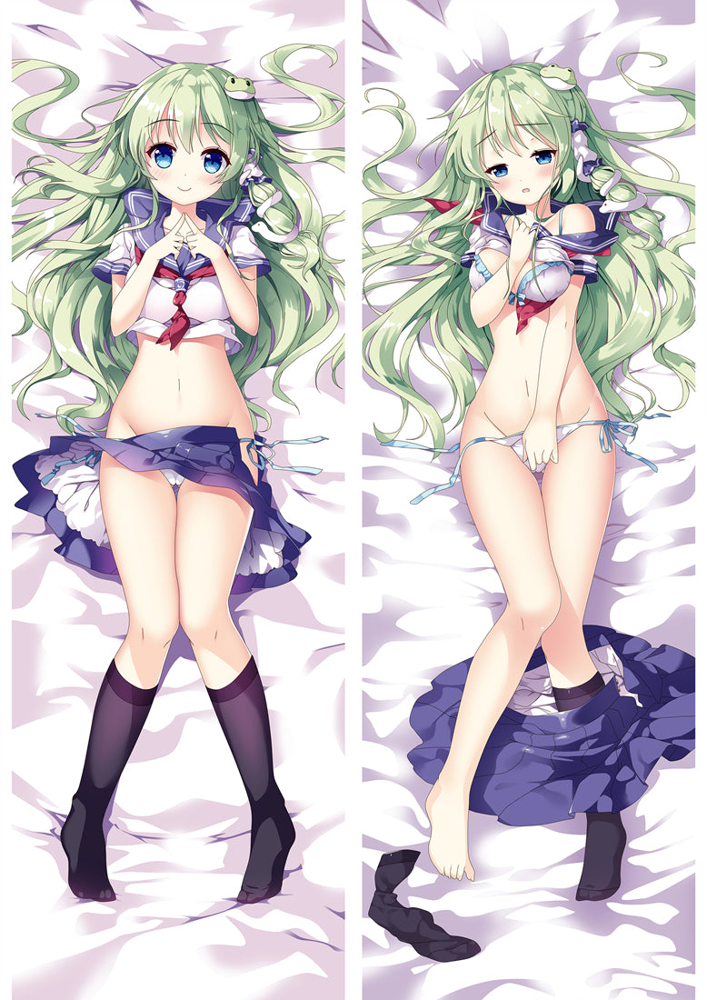 TouHou Project Kochiya Sanae Anime Dakimakura Pillow Cover image 0