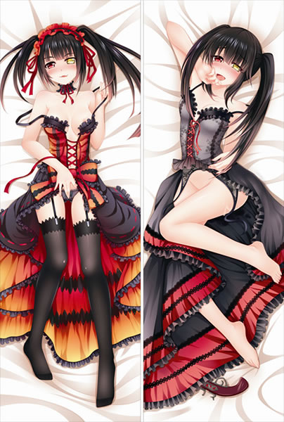 Date A Live Kurumi Tokisaki Anime Dakimakura Pillow Cover image 0