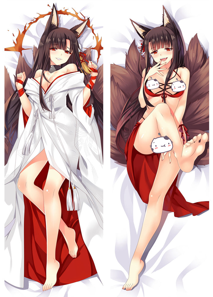 Azur Lane Akagi Anime Dakimakura Pillow Cover image 0