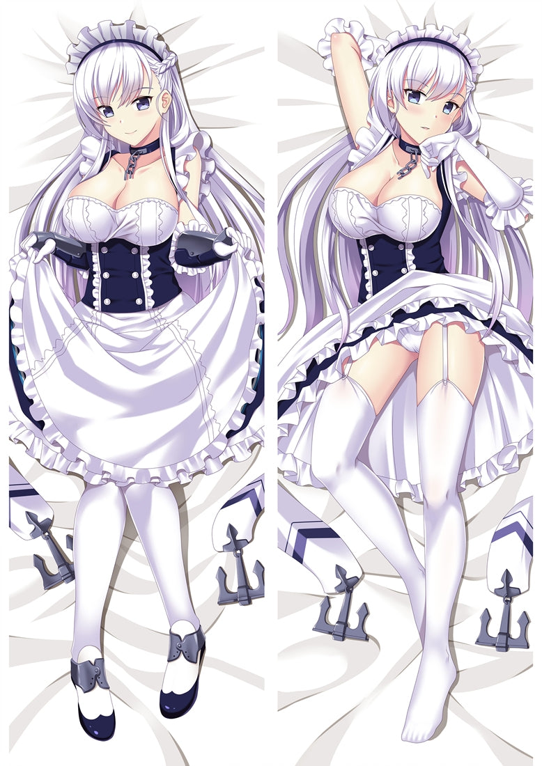 Azur Lane Belfast Anime Dakimakura Pillow Cover Mgf-18071-1 image 0