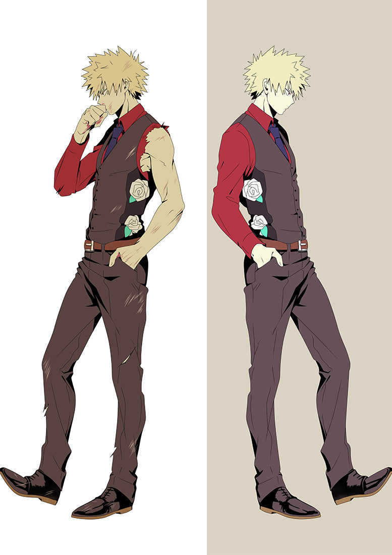 My Hero Academia Katsuki Bakugou Anime Dakimakura Pillow Cover image 0