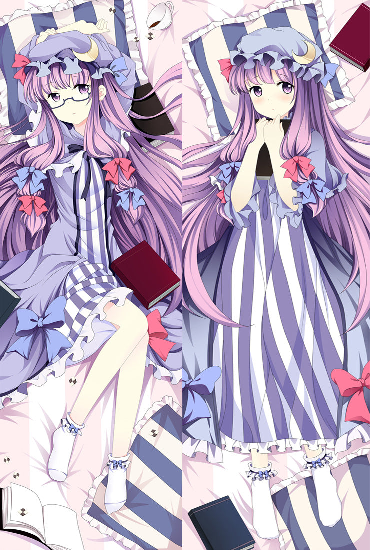 Touhou Project Patchouli Knowledge Anime Dakimakura Pillow Cover image 0